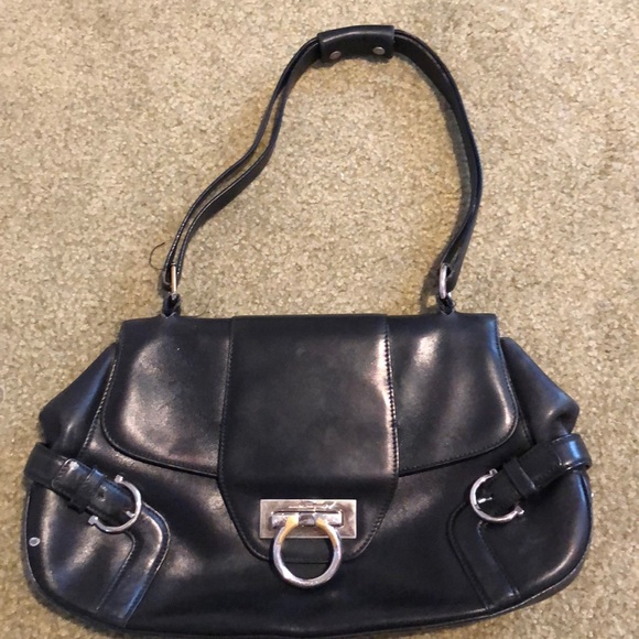 ferragamo black purse